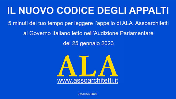 ALA - Assoarchitetti Newsletter