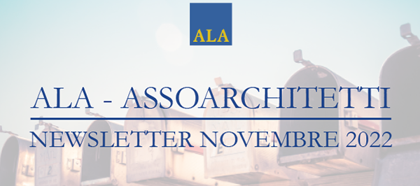 ALA - Assoarchitetti Newsletter