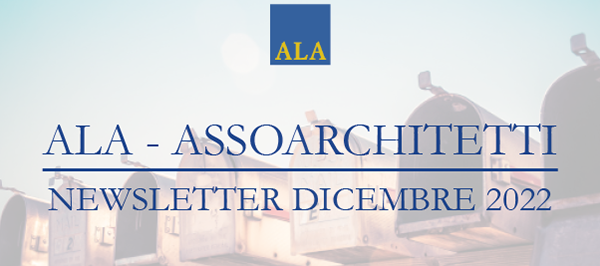 ALA - Assoarchitetti Newsletter